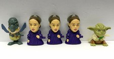 Lot of 5 Burger King Star Wars: Episode III 3 Wind Up Toy Figures 2005 Kids Meal