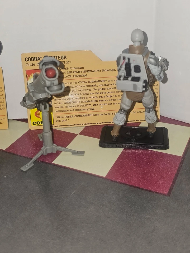 Hasbro G.I Joe Cobra Firefly 2008 25 aniversario de paquete resuelto de 7 Foto 2 de 2