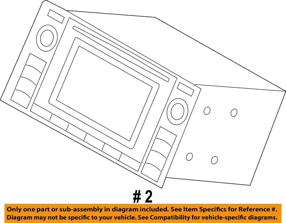 Equipo de audio receptor de radio placa frontal ID CM631UD se adapta a 12-14 IMPREZA 11954128 Foto 4 de 4