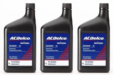 3 Quarts GMC OEM Automatic Transmission Fluid ATF AcDelco Dextron VI