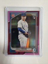 2024 Bowman Chrome #10 Jordan Wicks Fushia /299