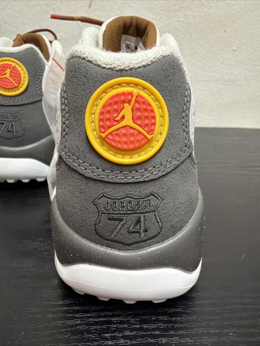Nike Air Jordan 9 G Low US Open White/Grey Golf Shoes/Cleats Size