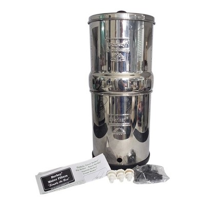Big Berkey Gravity Water Filter 2.25 Gal Stainless System No Filters Unused