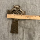 Celtic Cross  Bronze 8” Decorative Plaque Figurine — photo 3