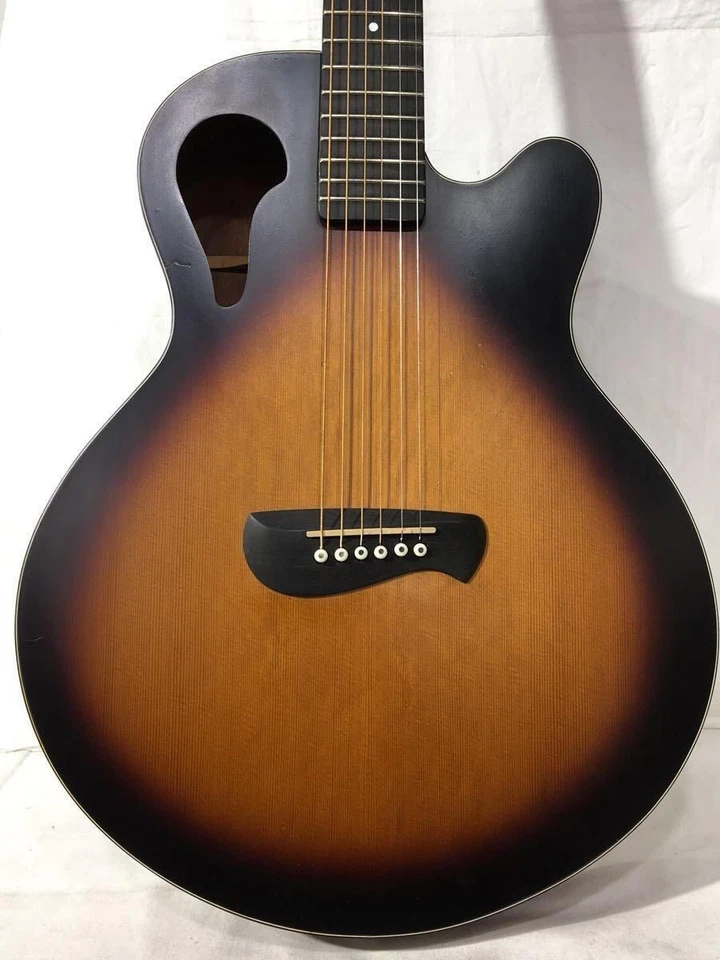 Guitarra Acústica TACOMA CM28C Chief Series 2002 Cabezal Trasero Reparación Restos Usados Foto 4 de 4