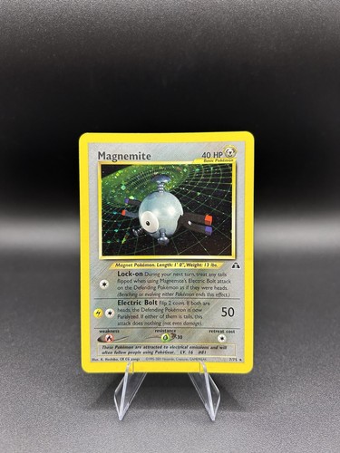 Magnemite 7/75 Neo Discovery Holo With SWIRL 🌀