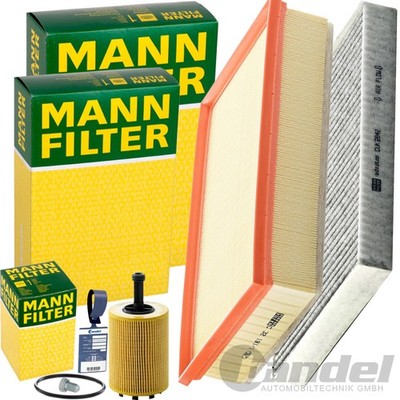 MANN FILTER INSPEKTIONSPAKET passend für 1.9+2.5 TDI 85-174 PS VW T5 BUS CAMPER