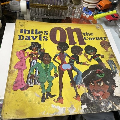 jazz funk fusion LP MILES DAVIS On The Corner 1972 Water Damaged Beater Scratch