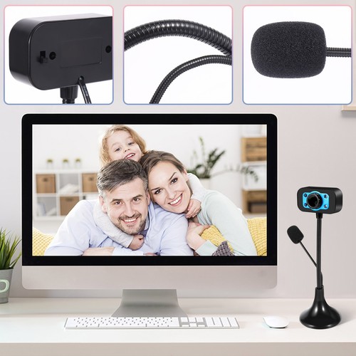 Webkamera USB Hoch AuflöSend Webcam 4 LED Webkamera mit MIC Desktop für Sky4969 - Afbeelding 2 van 8