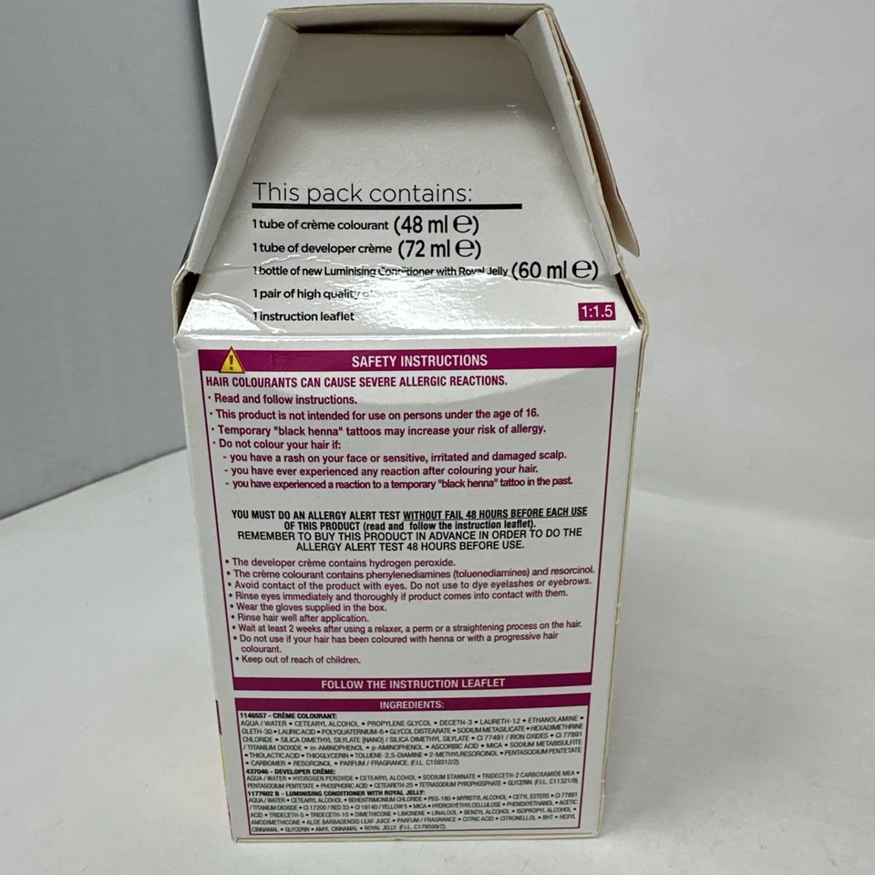 L'Oreal Casting Crema Brillo 503 Miel Chocolate Color de Cabello Tinte Descontinuado Foto 4 de 4
