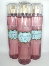 BATH AND BODY WORKS SWEETEST SONG BODY MIST 8 FL OZ SET OF 3 