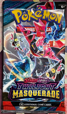 twilight masquerade booster box ebay Pokemon Scarlet & Violet Twilight Masquerade Booster Pack