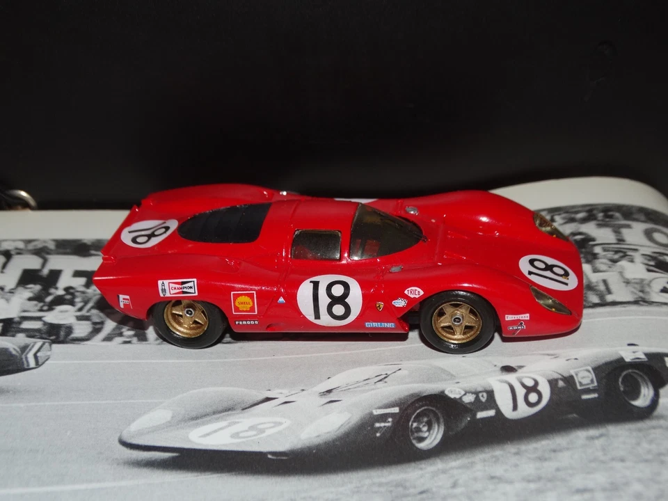 Ferrari 312 P Ferrari Sefac n°18 Le Mans 1969 Provence Moulage K 429 1/43 - Photo 2/4