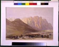 8" x 10"  1844  Encampment of The Aulad Sa'id
