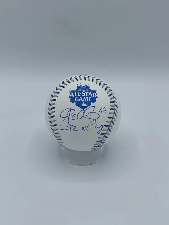 COACH'S COLLECTIBLES R.A. Dickey Autographed 2012 All Star baseball with 2012 NL Cy Inscription (JSA)