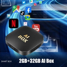 Carplay Ai Box Wireless Carplay & Android Auto adapter w/ YouTube Netflix 2+32GB
