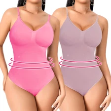 Women Slimming Full Body Shaper Firm Tummy Control Bodysuit Shapewear
