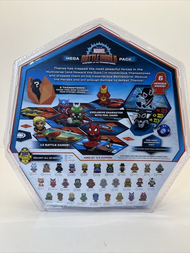 Marvel Battle World Mystery of Thanostones Series 1 Adventure Game New Sealed - Picture 2 of 6