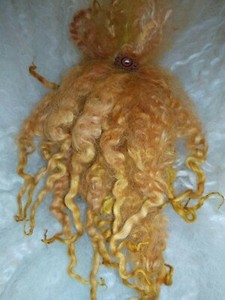 Dyed Locks 25gs British Wool Masham Wensleydale Teeswater BFL Leicester Dales