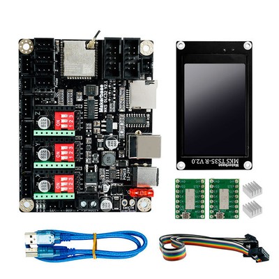 Makerbase MKS DLC32 Mainboard+TS35 Touch Screen for CNC Laser Engraving Machine