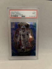 2022 Panini Select - Premier Level Blue Disco /25 Kerby Joseph PSA 9 Pop 2
