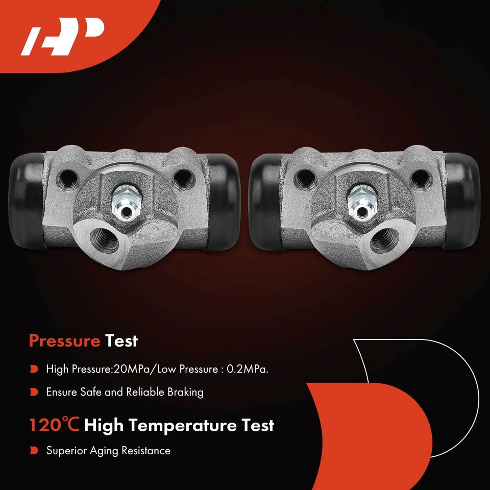 Cilindro trasero de rueda de freno de tambor 2 piezas para Jeep CJ5 CJ6 1972-1975 AMC Ambassador Foto 4 de 4