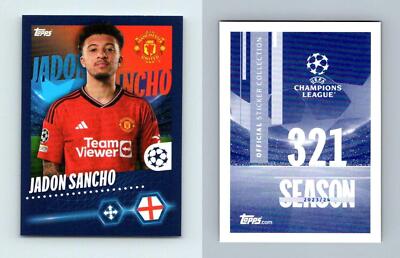 Jadon Sancho #321 UEFA Champions League 2023/24 Topps Sticker