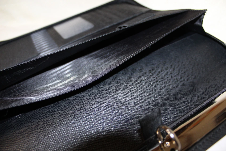 Pasta Portfolio com alça retrátil, cor preta - Imagem 4 de 4