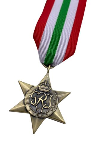 Replica Italy Star Campaign Medal, WW2, Brand New Copy/Reproduction - Picture 1 of 1