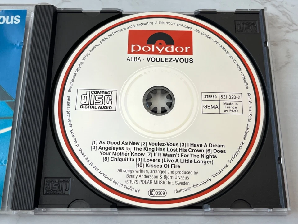 ABBA Voulez-Vous CD MADE IN FRANCE BY PDO! Polydor POLCD 292 Chiquitita RARE! - Image 2 of 4
