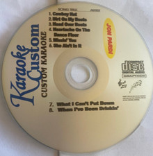 CUSTOM KARAOKE JON PARDI CD G 8 SONG cdg SHE AIN;T IN IT COWBOY HAT  MANY MORE