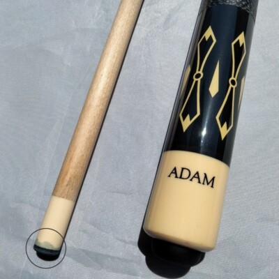 Vintage ADAM Billiard Cue XXI Old Pool Stick 20oz Pin 5/16