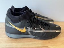 Nike Phantom GT2 Academy Black/Gold Soccer Shoes DC0800-007 Men's Size 9.5 EUC
