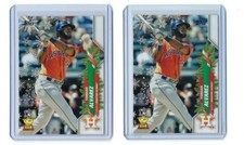 2020 Topps Holiday Yordan Alvarez SANTA Variation 72 ROOKIE RC #HW105 SSP w/base