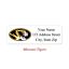 thumbnail 66  - 60 Return Address Labels Personalized Printed 3/4 x 2 1/4 College Football Teams