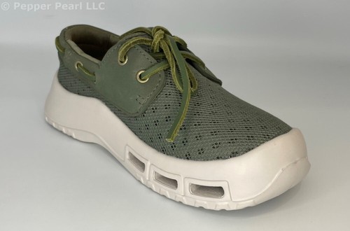 SoftScience The Fin Men’s 7-8 Deck Boat Casual Comfort Shoes Blue or Sage - Picture 27 of 42