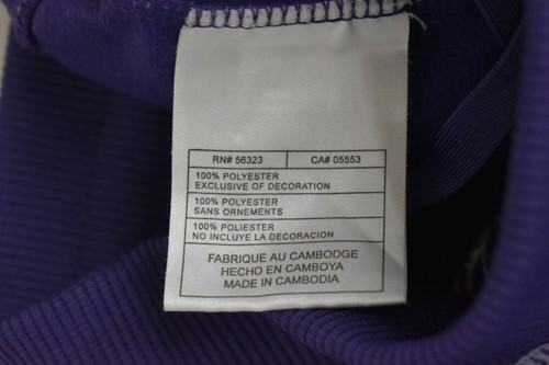 Nike Girls Purple Drawstring & Stretch Waist Nike 72 Graphic Lounge Sweatpants L - Picture 4 of 8