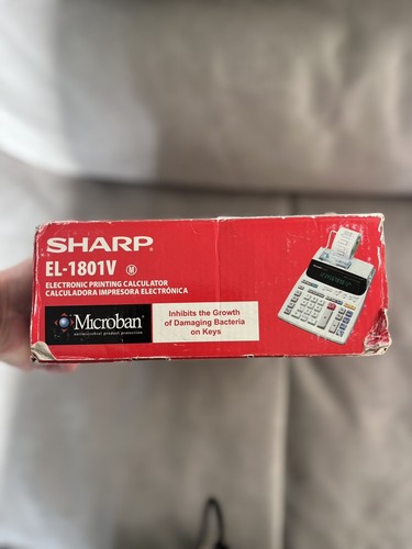 Sharp EL-1801V Electronic Printing Calculator NEW - Afbeelding 4 van 6