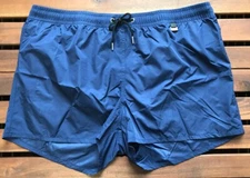 HOM Men's Splash Beach Shorts - Small - Navy - HOM-400901-00RA