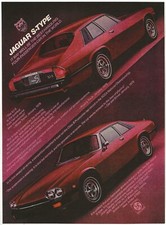 Vintage Print Ad Jaguar S-Type - Best Handling Four Passenger Car - Jun 1977