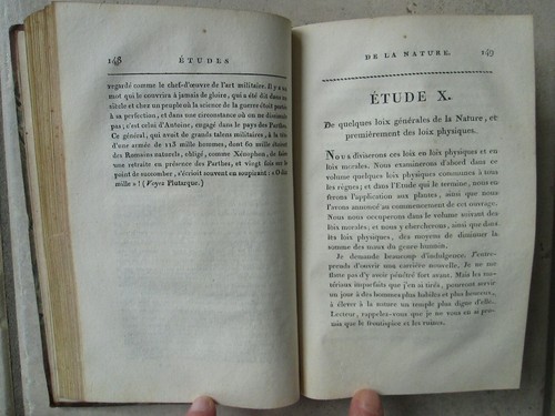 BERNARDIN DE SAINT-PIERRE : ETUDES DE LA NATURE, 1804. 5 vol., 10 planches. - Picture 10 of 24