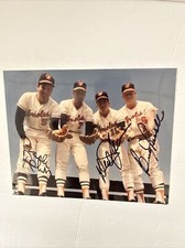 Brooks Robinson Boog Powell Davey Johnson SIGNED Photo 8x10 Orioles Infield