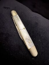 Antique Hibbard Spencer Bartlett HSB OVB Pearl Knife Vintage N107