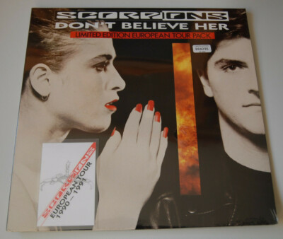 SCORPIONS - Don´t believe her Vinyl 12'' Limited Edition European Tour Pack MINT