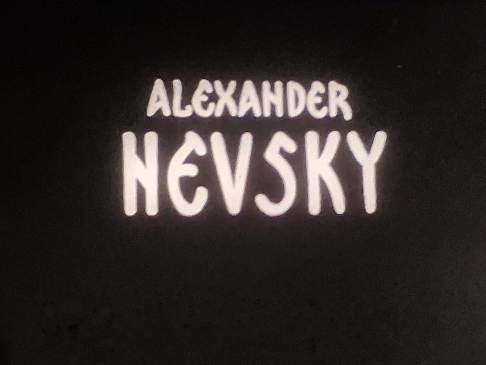 Alexander Nevesky Russian Classic 1938 16mm Three 1600ft Reels G2U
