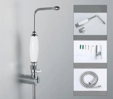 Handheld Bidet Sprayer Set for Toilet Brass Ceramic Hand Bidet Faucet for Bath