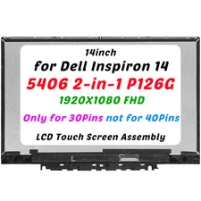 14in LCD Screen Assembly for Dell Inspiron 14 5406 2n1 P126G P126G002 30Pins FHD