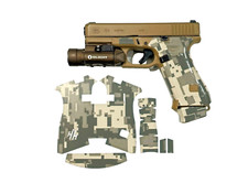 HANDLEITGRIPS Digital ARMY Desert Camo Vinyl Gun Grip Wrap for Glock 17 Gen 5