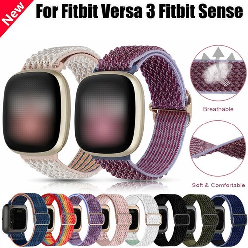 AISPORTS Compatibile Con Fitbit Sense/Fitbit Versa 3 Cinturino Resina Acciaio Inossidabile,Cinturino Sportivo Alla Moda Cinturino Con Fibbia In Metallo Cinturino Di Ricambio Per Fitbit Versa 3/Sense - Foto 9