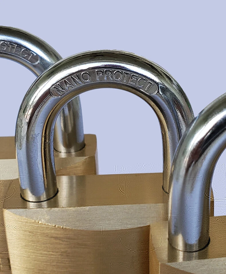 ABUS 83/45 RE-KEYABLE BRASS PADLOCK WITH CYLINDER AND 2 KEYS (VARIOUS CYLINDERS) - Image 2 of 3